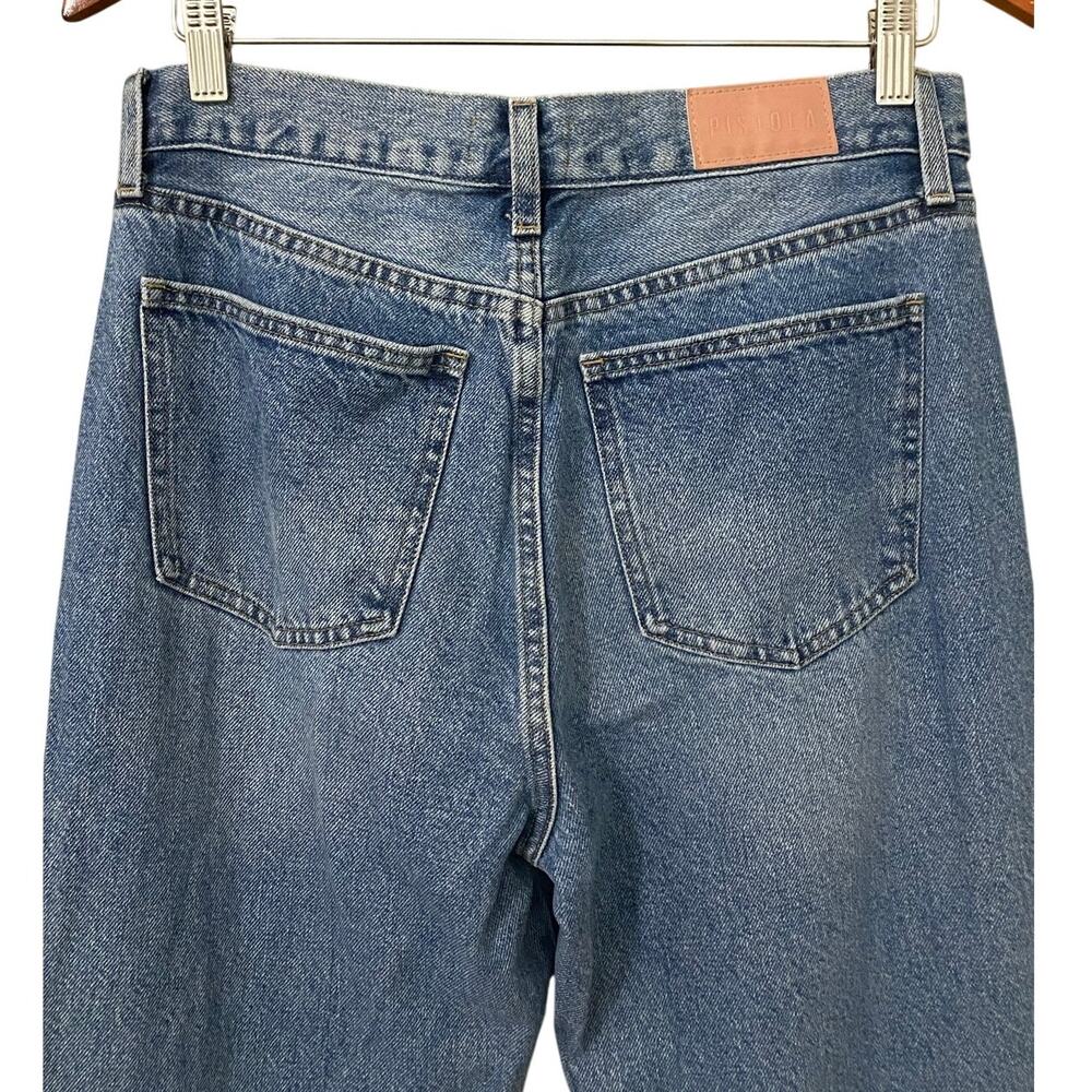 Pistola Alexa High Rise Slim Flare‎ With Slit Jeans US 29 Blue Denim Split Hem - Picture 6 of 10